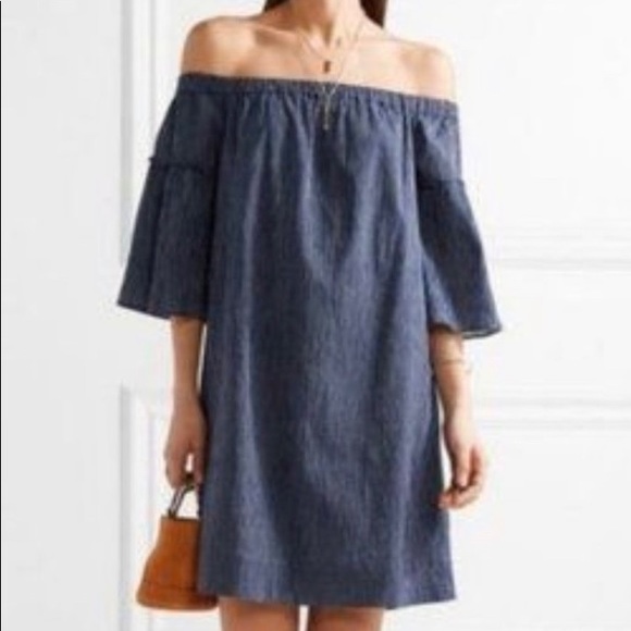 Madewell Dresses & Skirts - Madewell Off the Shoulder Bell Sleeve Dress